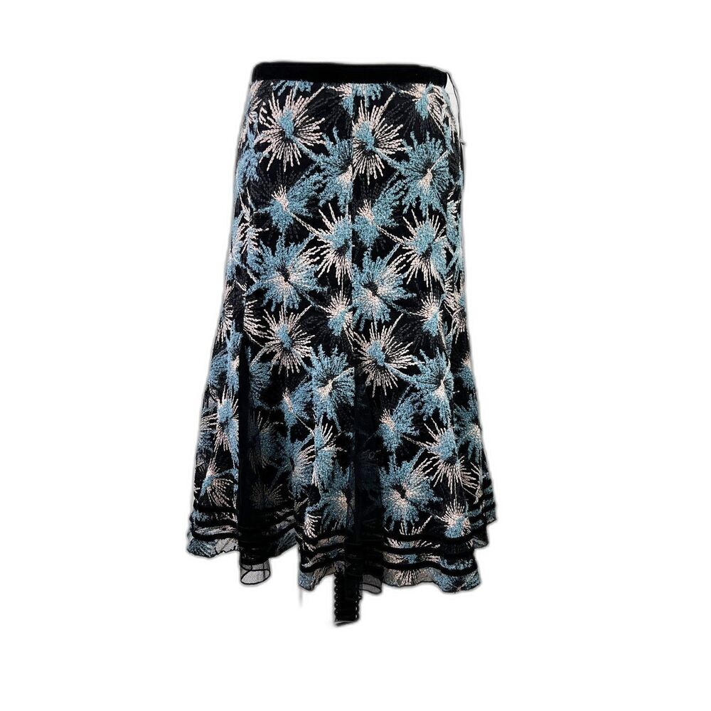 NWT | Shin Choi | Embroidered | Starburst Fireworks Floral | Cashmere Wool | 8